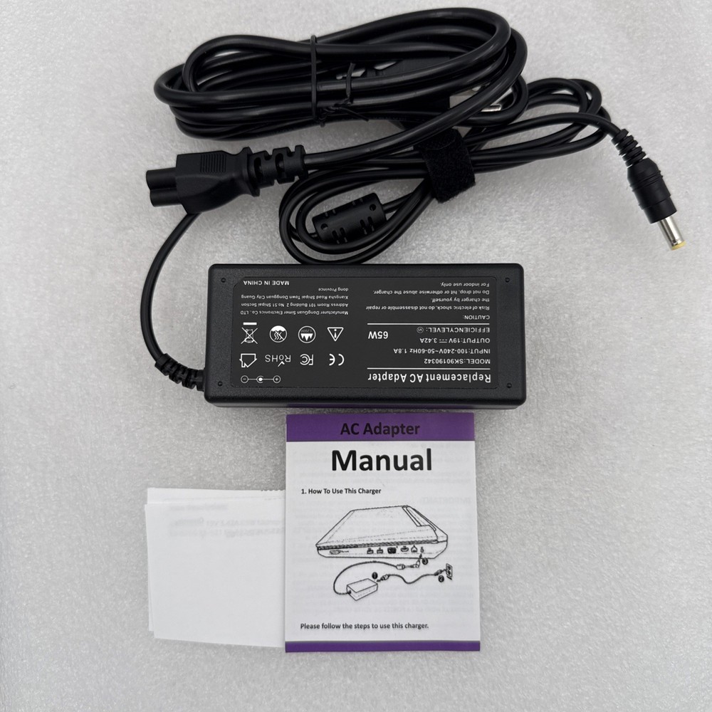 65W Laptop Charger for Acer Aspire E15 E1-532-2635 E1-571 E1-531 E3 E5 E5-511 E