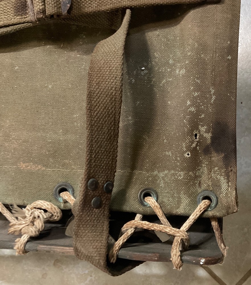 ORIGINAL WWII US ARMY J1944 EQUIPMENT AMMO CARRY PACK BOARD BACKPACK-DATED 1944