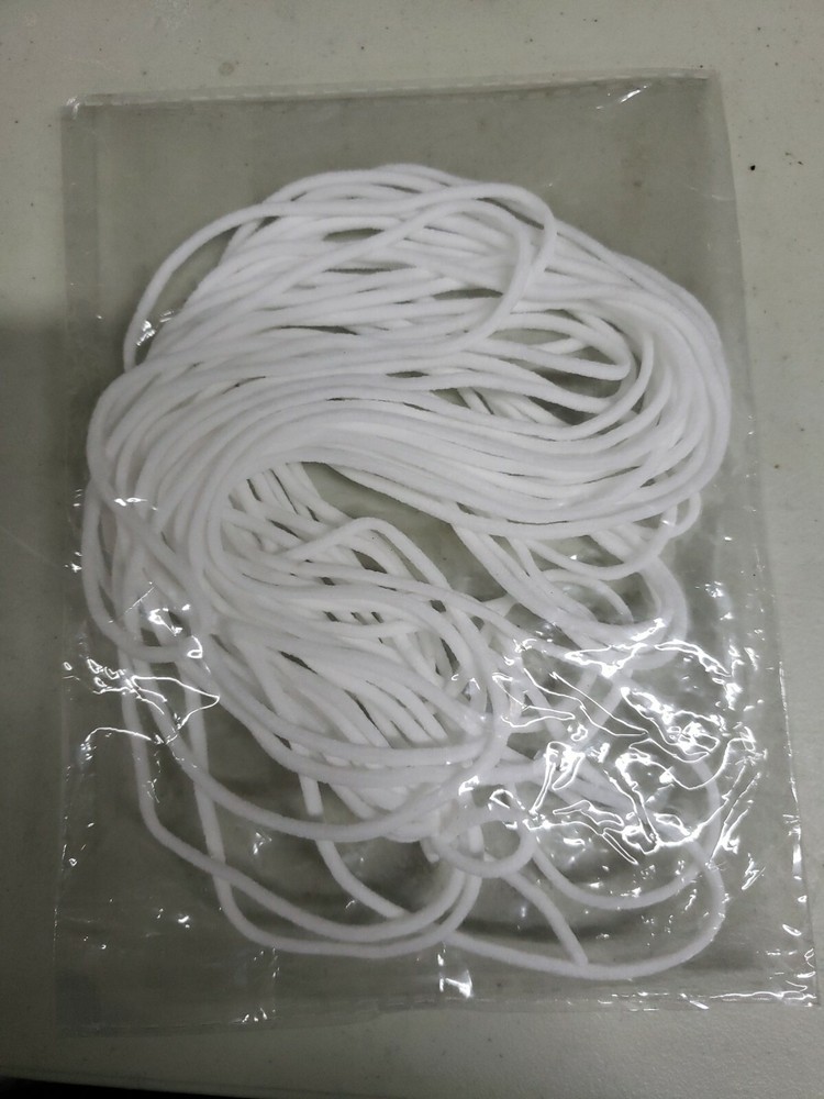 10m Elastic Strap earloop Cord round ear tie rope handmade string (10 Yard)