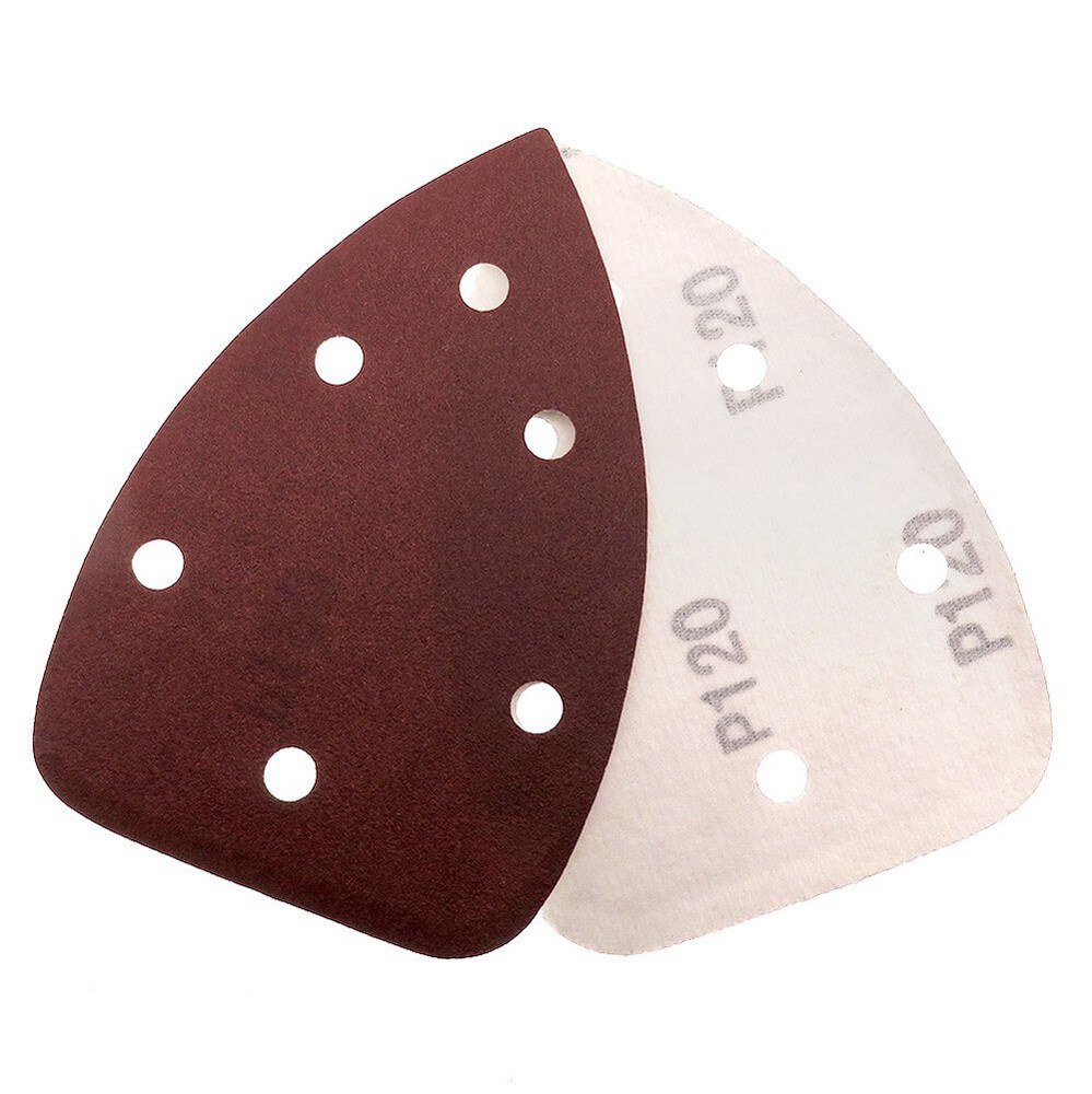 40-1000 Grit Sanding Sheets Triangle Mouse Detail Sander Pads 140mm Hook & Loop