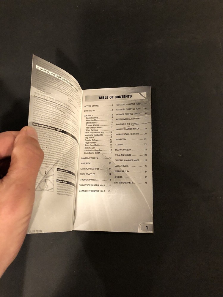 smackdown vs raw 2007 psp manual Only