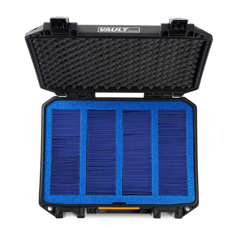Pelican V300CC Vault Card Hard Case with Foam Insert, Black