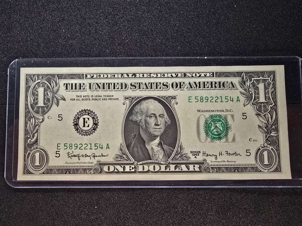 1963A One Dollar Bill, Some sequential