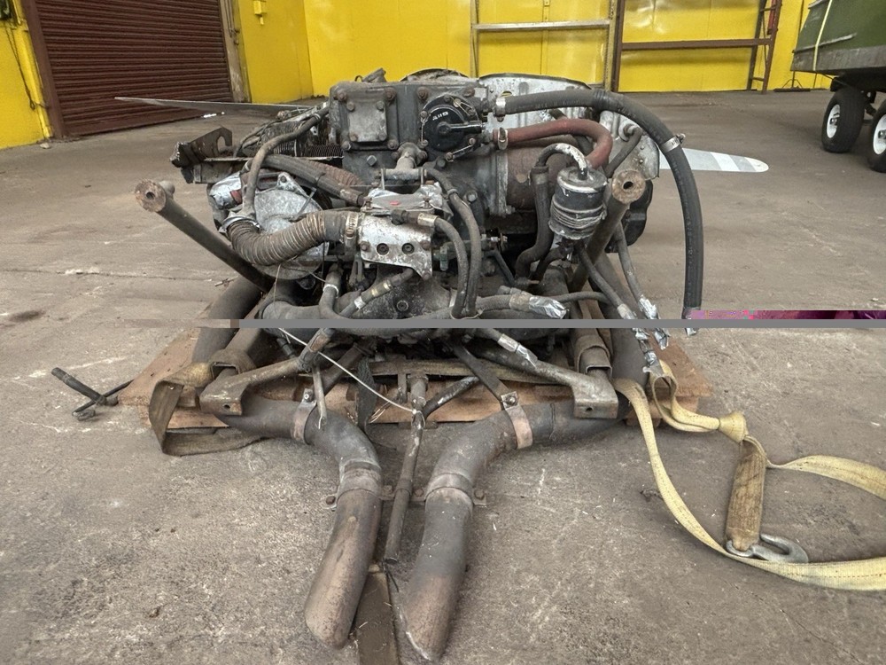 Continental IO-470 Aircraft Engine - No Logs, No Prop Strike