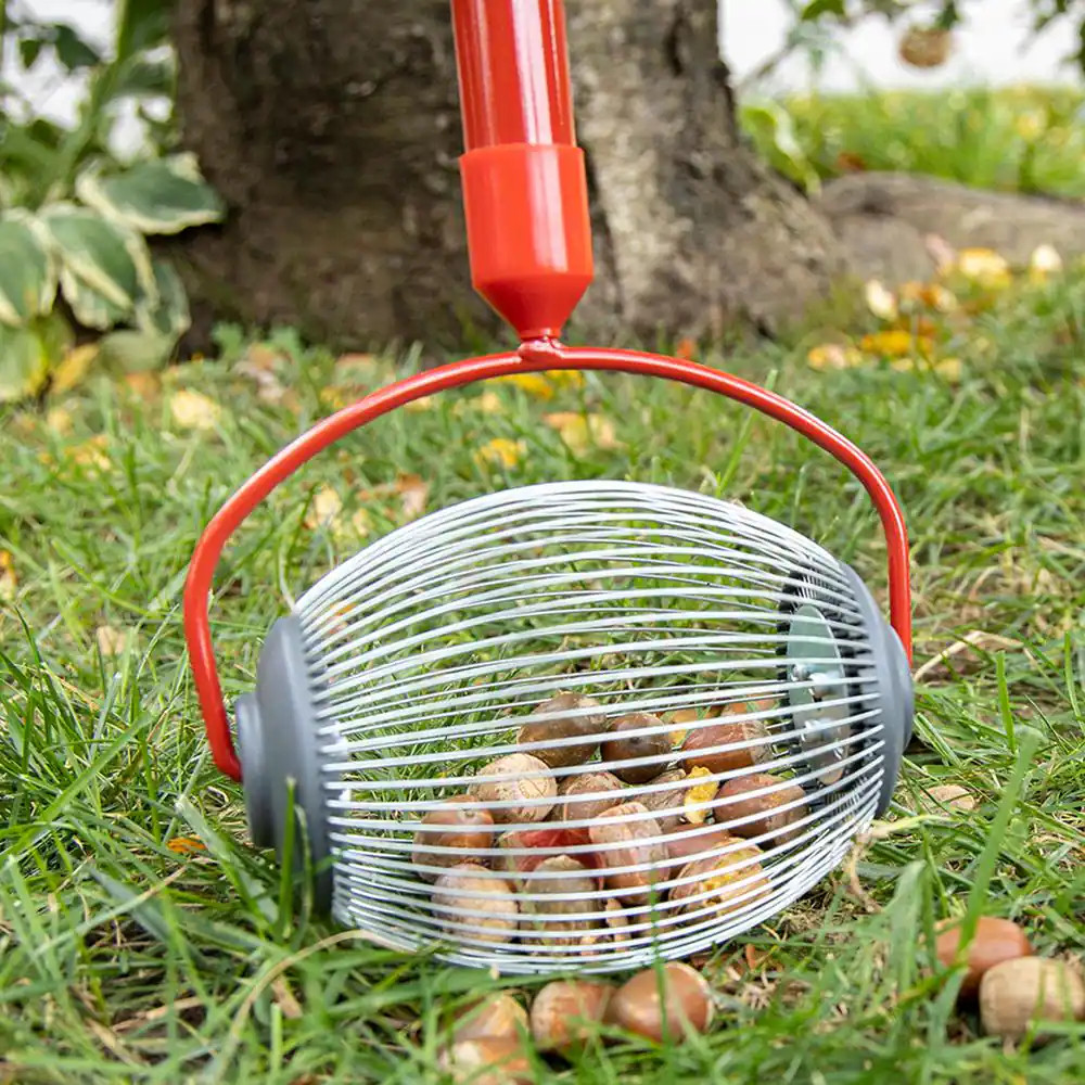 48 In. Weasel Small Nut Gatherer with Smooth Rolling Cage