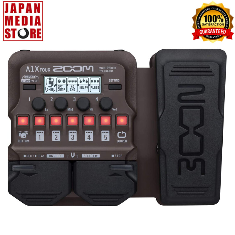 ZOOM A1X FOUR Multi-Effects Pedals Processor for Acoustic Instruments BRAND NEW
