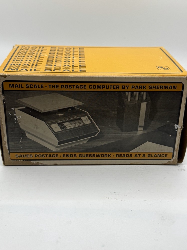 Mail Scale Postal Scale Mid Century Park Sherman The Postage Computer Stainless