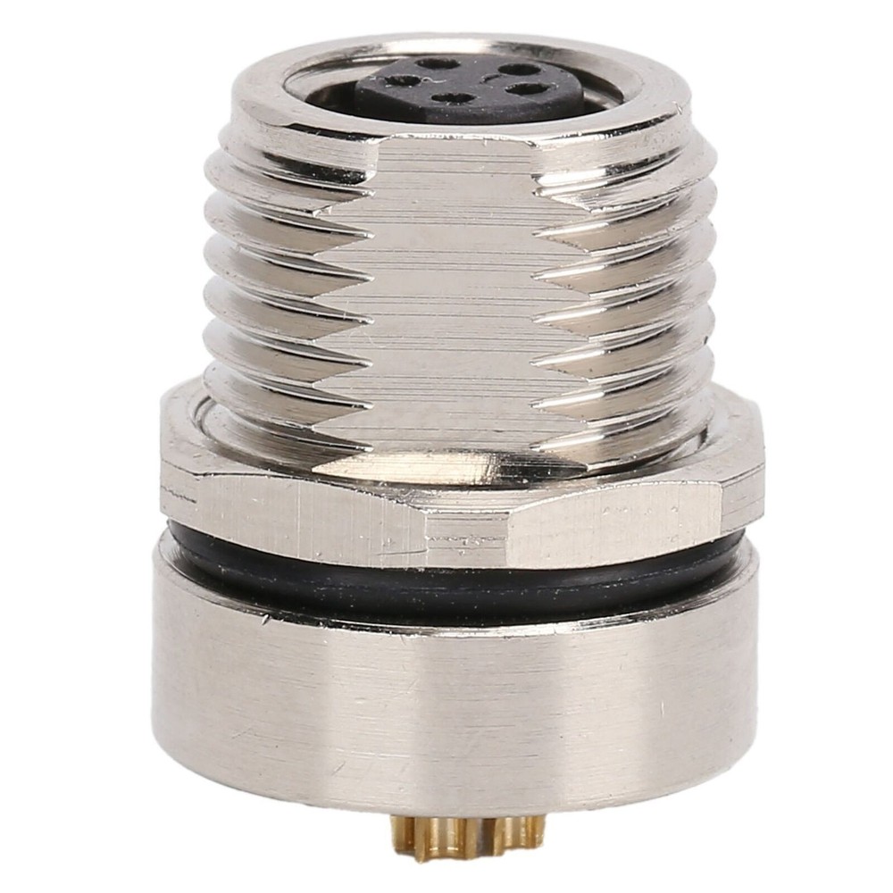 M8FS5 Panel Mounted Socket M8 IP67 Waterproof Connector 5pin Plug Adapter