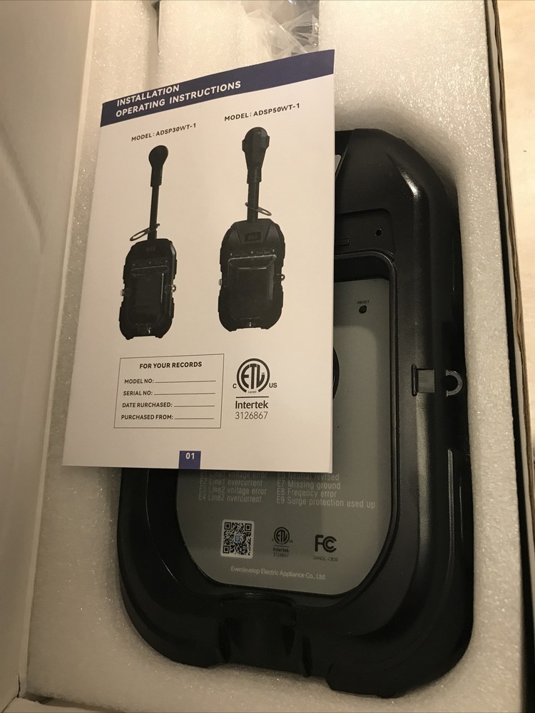 Intertek ADSP50WT-1 50 Amp RV Surge Protector