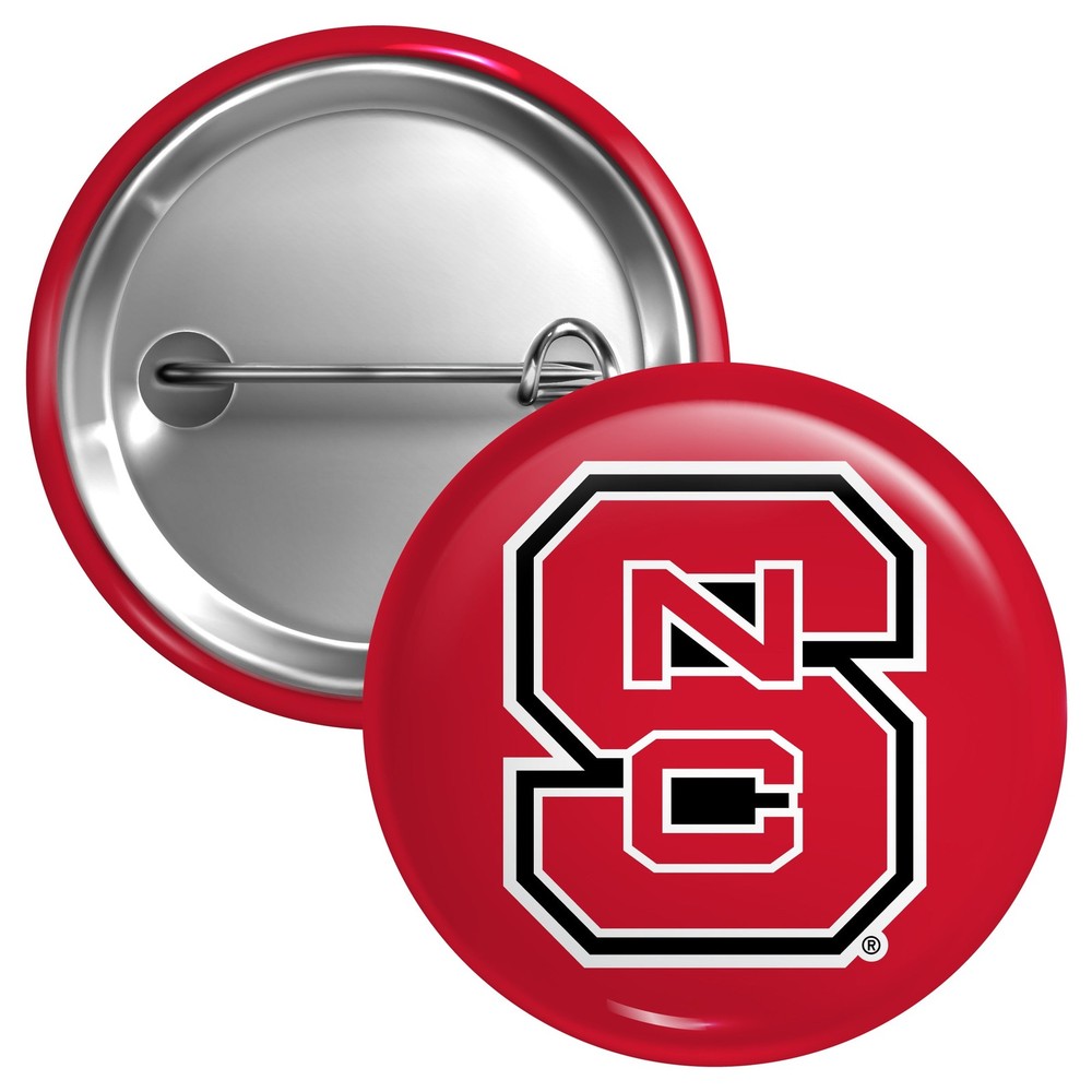 NC State Wolfpack Button Pin - 3 Size Options