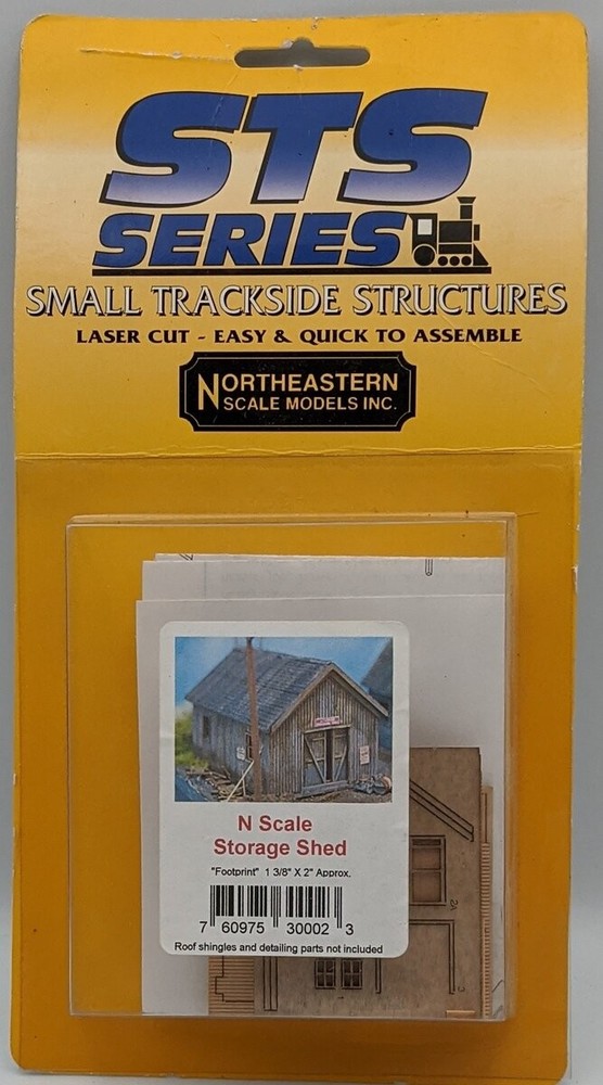 Northeastern Scale Models 30002 N Storage Shed Kit