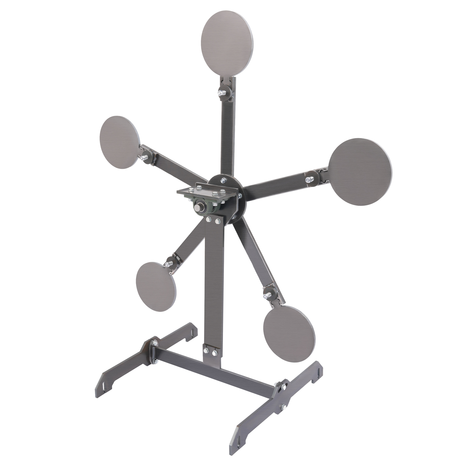 Metal 8" inch Portable Reactive Steel Shooting Target, No Welding