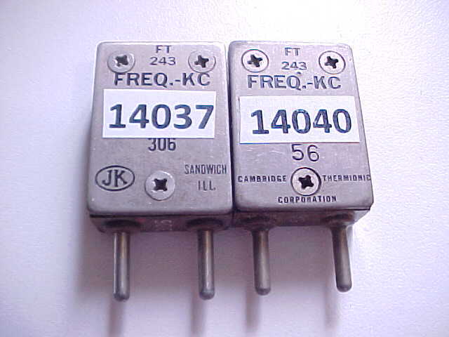 20 METER CW 2-PACK FOR OLD BOATANCHOR TUBE TRANSMITTERS (HC49/U CRYSTALS)
