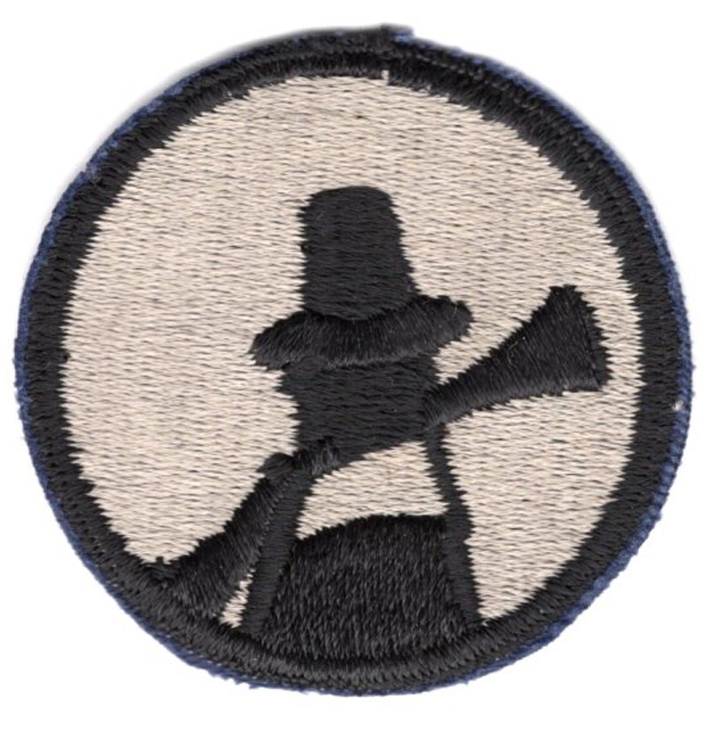 Army Patch: 94th Infantry Division, cut edge, Pilgrim