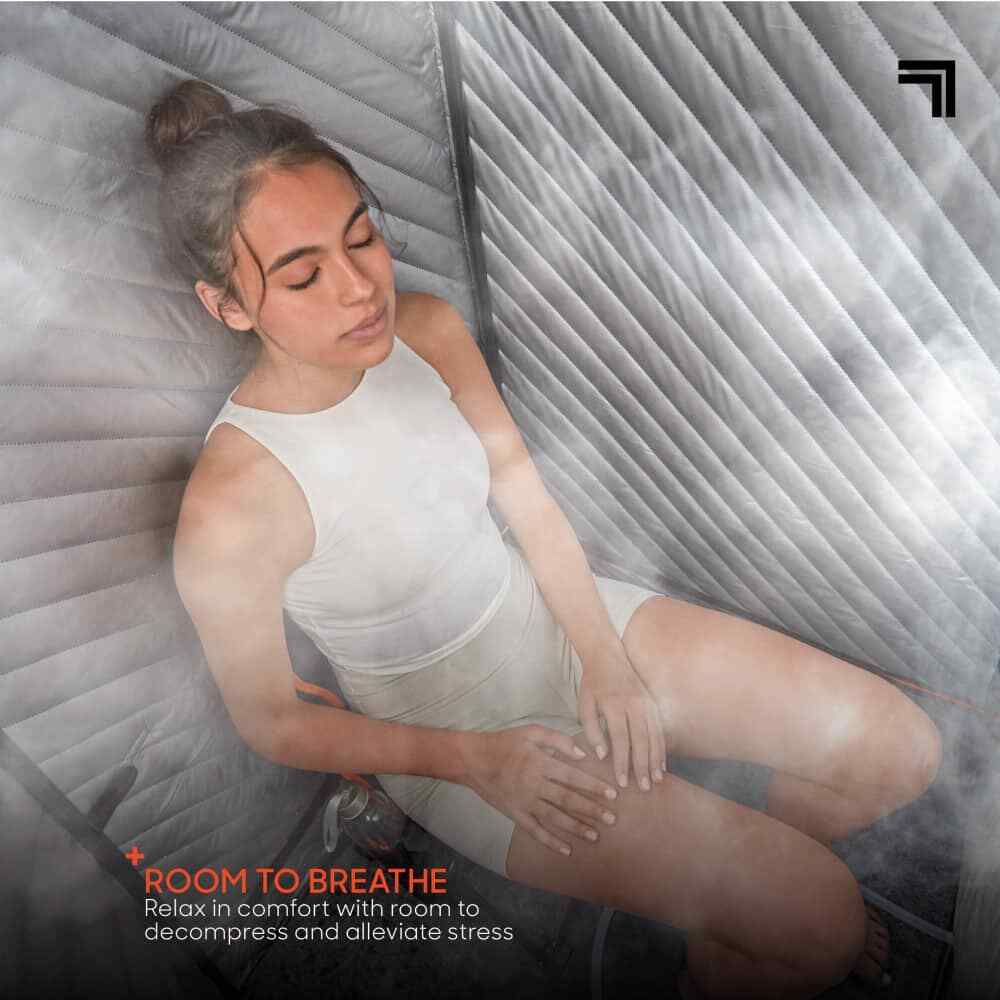 Sharper Image - Steamer Sauna Portable Spa, Includes 2.4L Steam Generator, Fo...