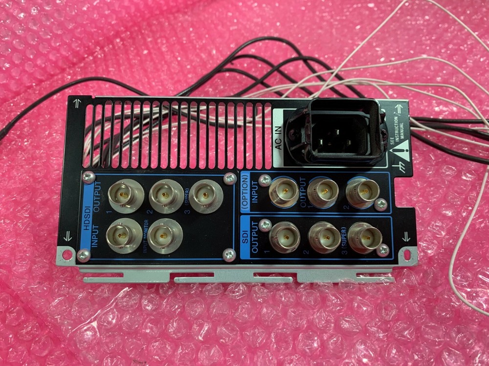 SONY HDW-2000 ''Rear connections panel''