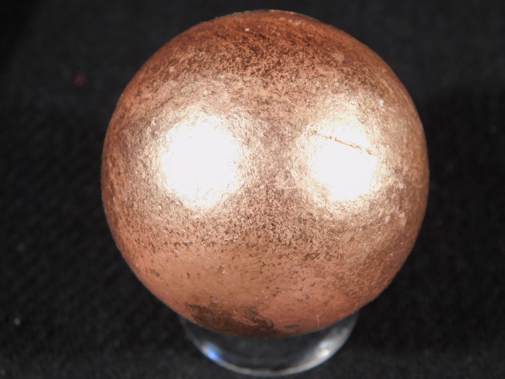 Larger! Super Heavy SOLID COPPER Sphere From Michigan 279gr