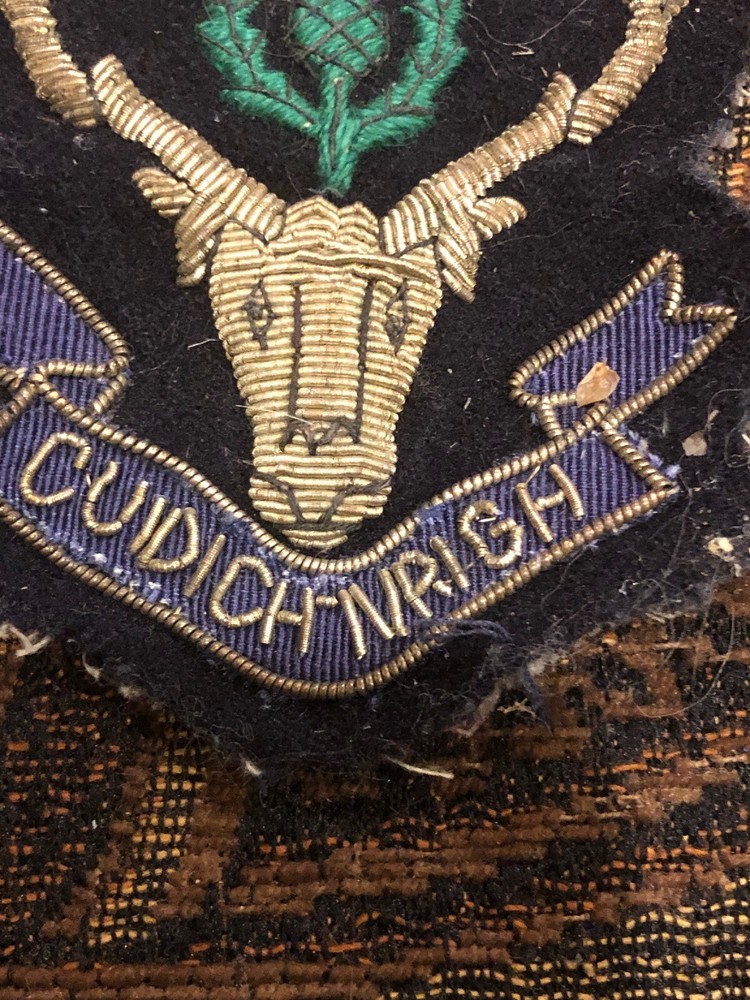 Vintage Cuidich N Rich Patch Rare