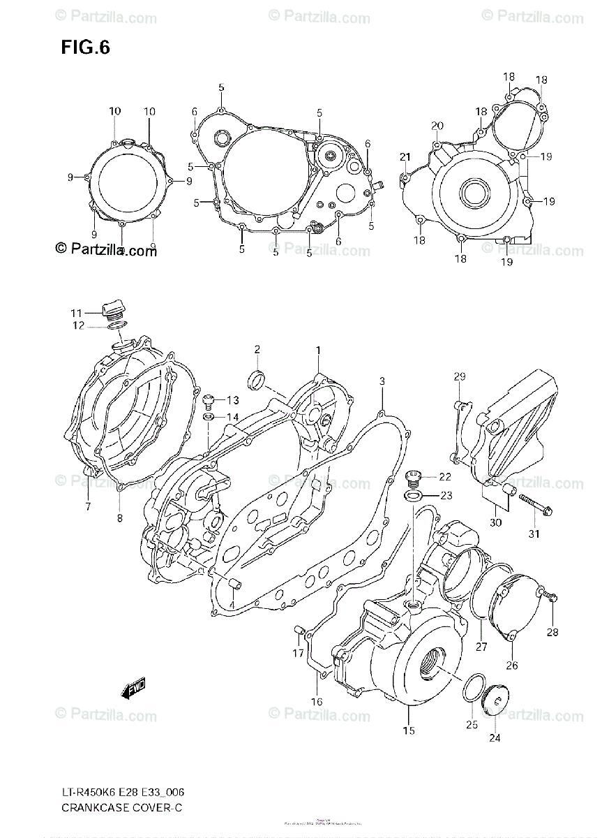 YFZ450R Titanium Bolt Kit Left Right Case Water Oil Pump Cover Lightweight Ti