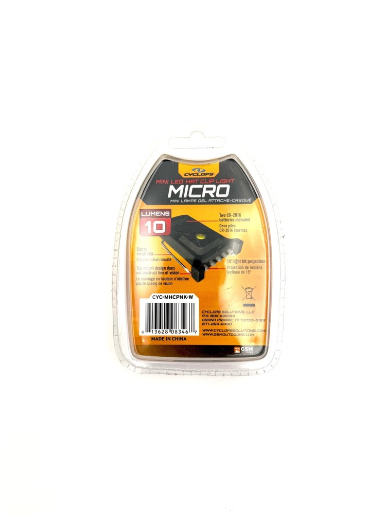 Cyclops Mini LED Hat Clip Light Micro - Pink