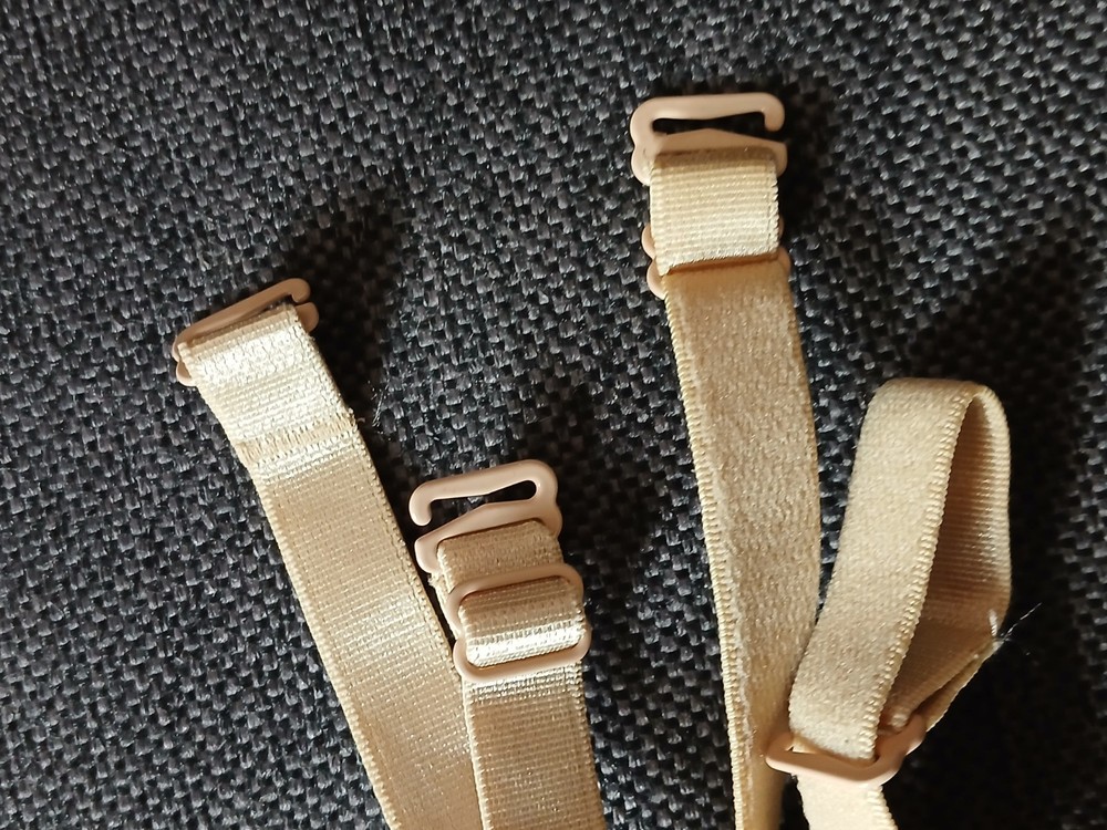 Natural coloured bra straps never worn