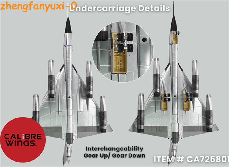 Calibre B-58 1:72 Supersonic Strategic Bomber Bendix Trophy Winner Dayton Museum