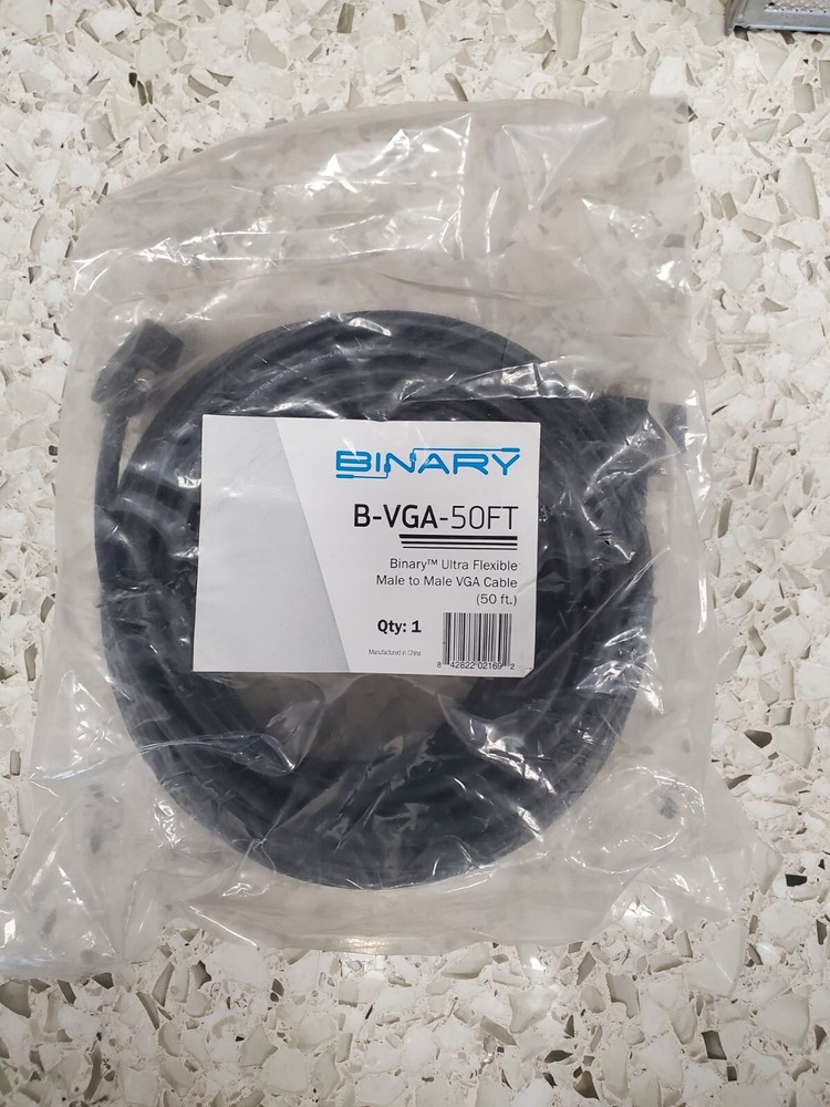 Binary B-VGA-50FT, Male-Male