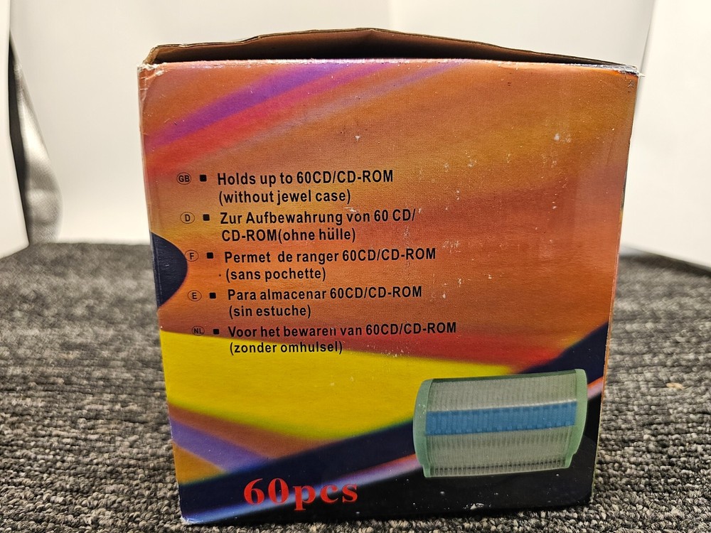 CD DVD Case Cabinets Storage For 60 Pieces