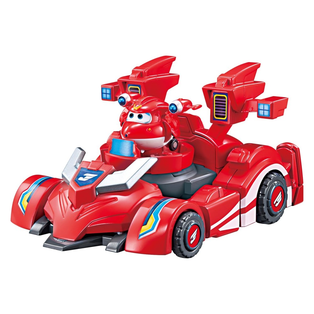 Super Wings Transformable 7 Inches (Main Figure), 2 (Mini Red