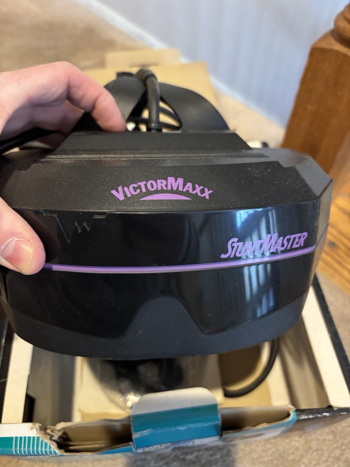 ***UNTESTED***VictorMaxx StuntMaster Virtual Reality Headset With Og Box