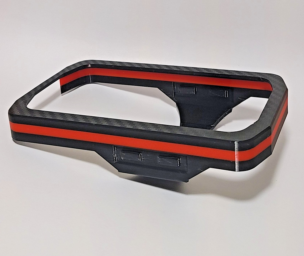Minelab Manticore Metal Detector Compatible Control Box Bumper - CF RED/BLACK