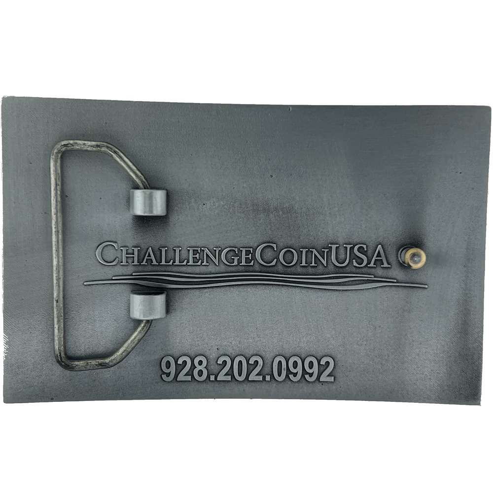 1776 Antique Silver Belt buckle