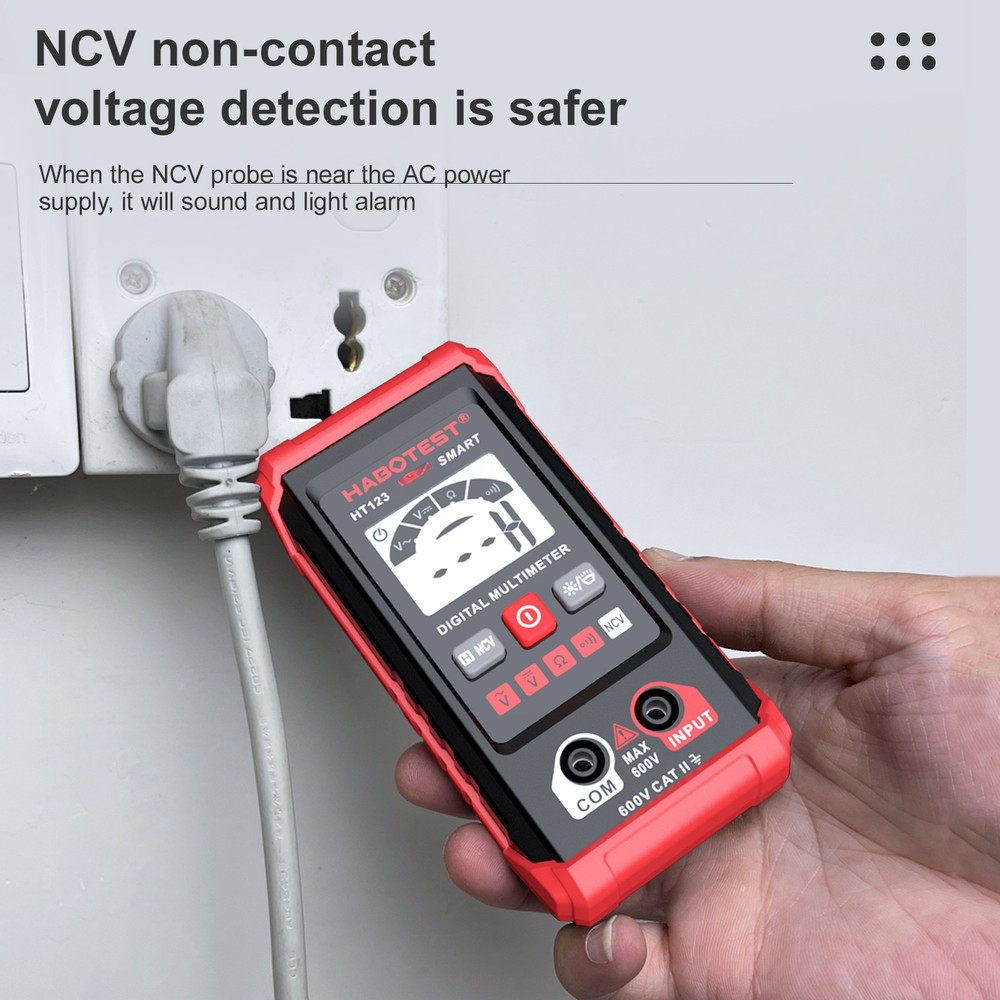 Intelligent Mini Multimeter With NCV Test For Home Use Auto Range