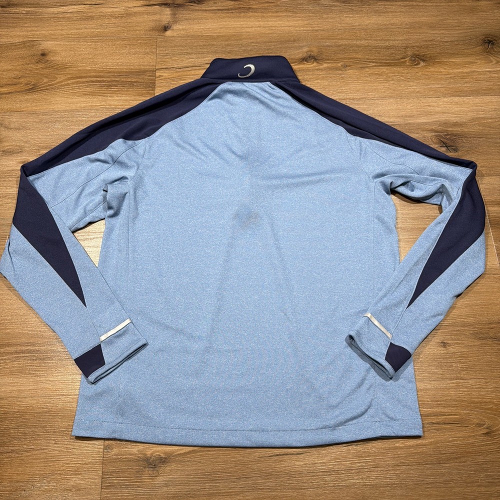 Zero Restriction Z425 1/4 Zip Pullover Size MEDIUM Peconic Blue Golf Ocean Reef