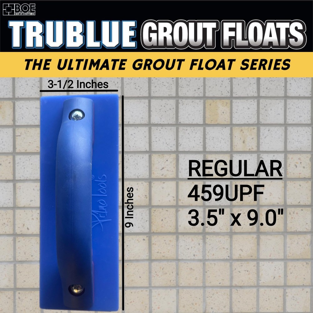 TruBlue Urethane Grout Float for Tile, Soft and Flexible Tile Grout Float Too...