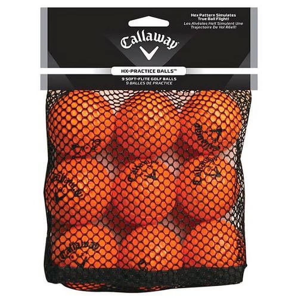 HX Soft-Flight Foam Practice Golf Balls, Orange