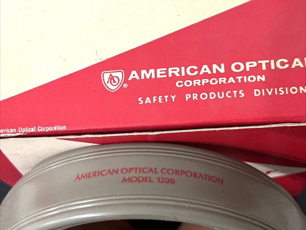 Vintage Americal Optical Hearing Protector Model 1200 Headset NOS (READ)