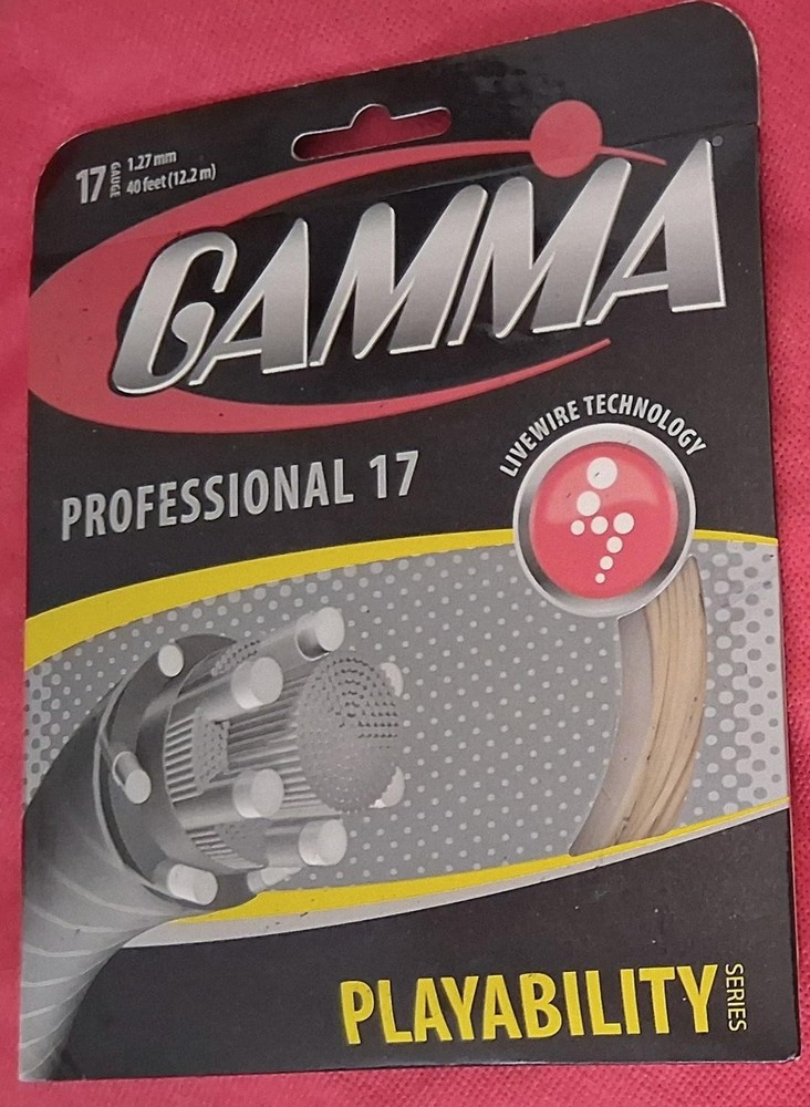 Gamma Professional Tennis String 40 Ft