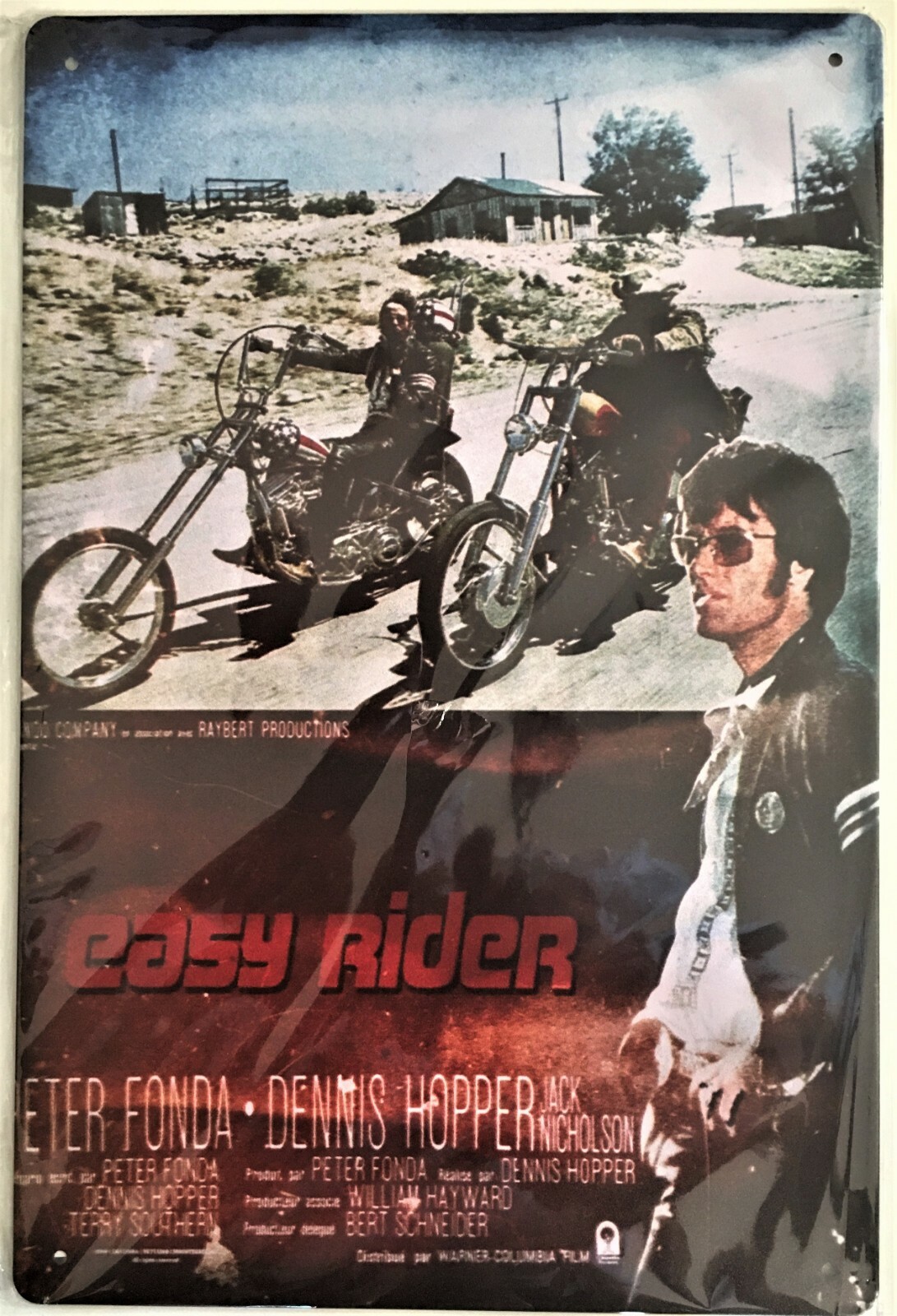 Easy Rider Tin Sign #1 (Harley Nicholson Fonda Hopper Topgun Chopper) 4407