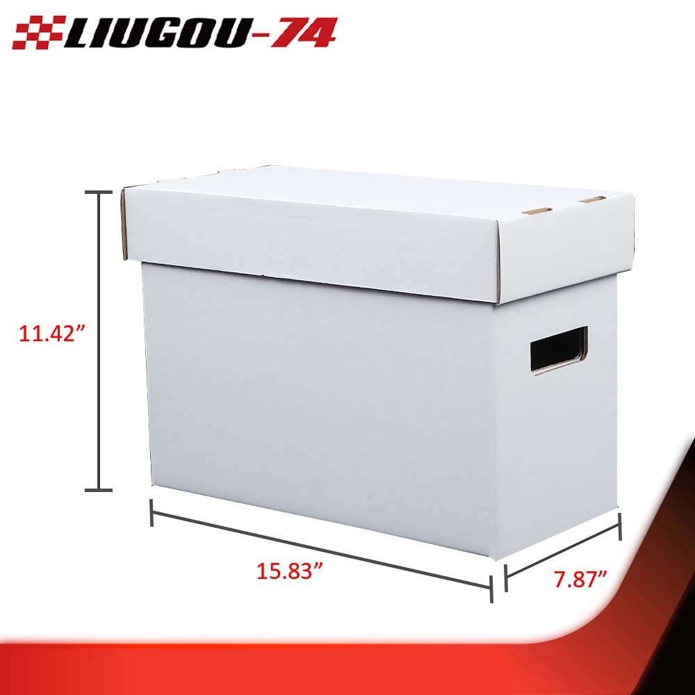 10Pc Comic Books Storage Boxes Short Holds 150-175 Stackable Durable Archive New