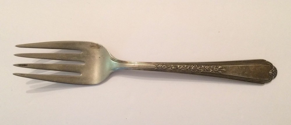 JEWEL by International Silver Plymouth Flatware Solid Cold Meat Serving Fork