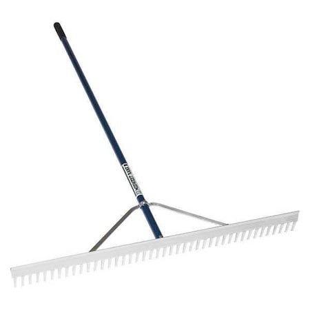 Seymour Midwest 12036Gra Field Rake,36",66" Blue Handle