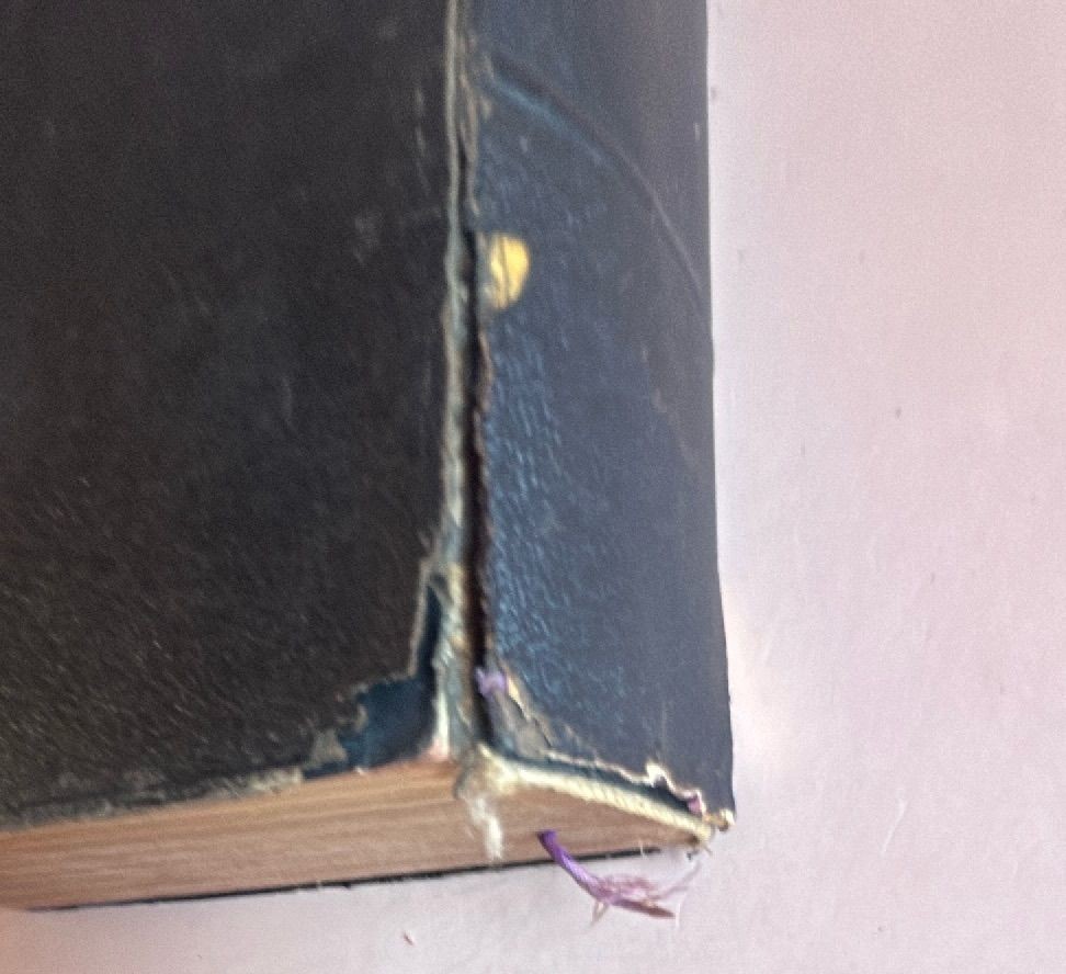 1902 Reference Passage Bible New Testament Alpha Publishing Black Leather