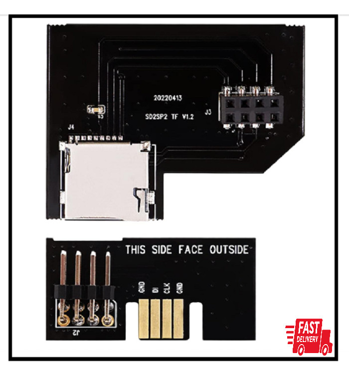 Micro SD Card Adapter TF Card Reader for Gamecube Serial Port 2 (SD2SP2 Pro)