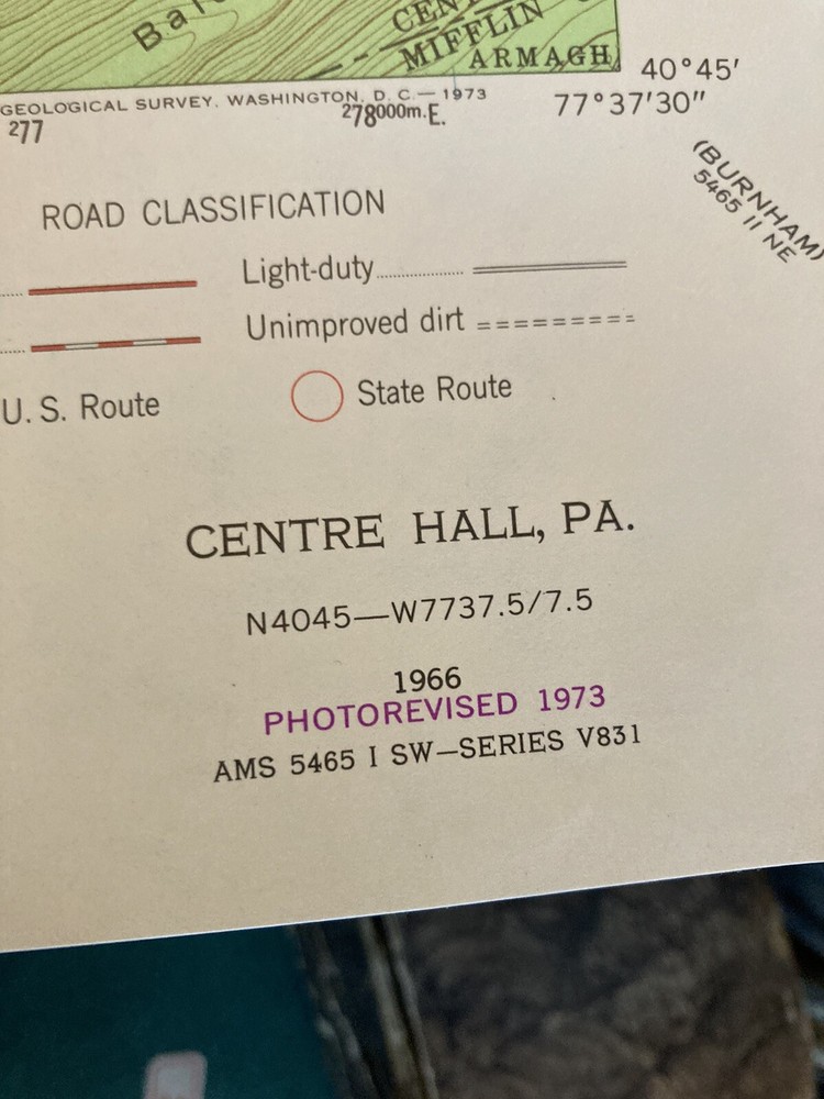 Topo map Pennsylvania