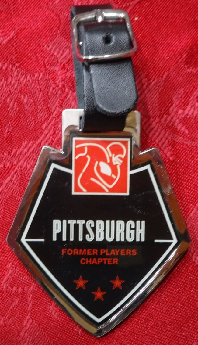 PITTSBURGH STEELERS NFL PLAYERS ASSOCIATION LUGGAGE TAG FORMER PLAYERS CHAPTER