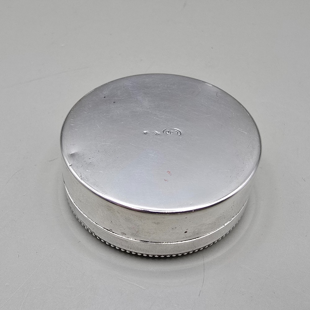 Antique Continental 800 Silver Vanity Box