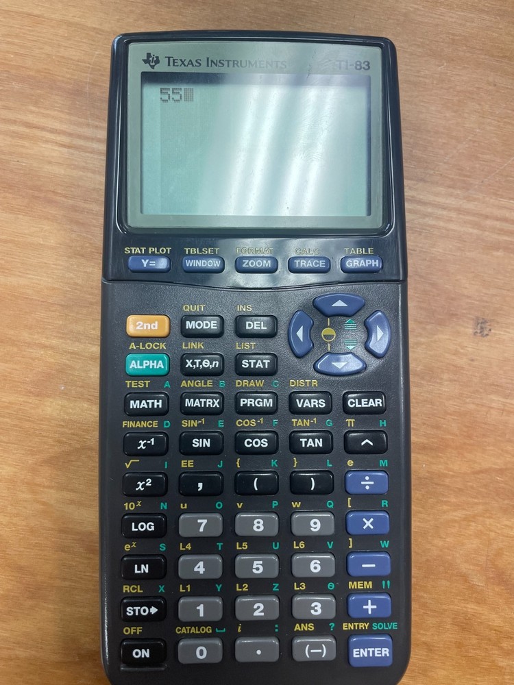 7x Texas Instruments TI-83 Black Graphing Calculator | Read Description