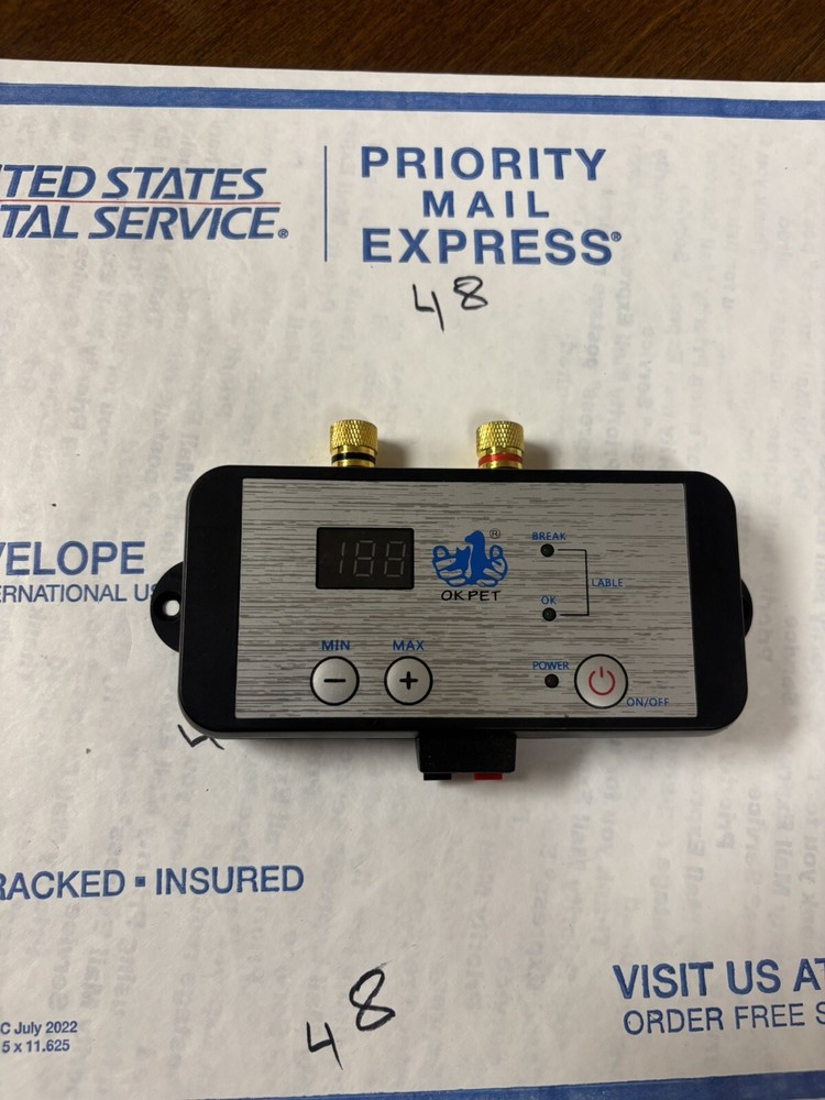 OKPET Electronic Pet Wired Dog Fence System Replacement Control Unit Wire Statio