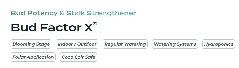 Bud Factor X Advanced Nutrients - 2 Ounce / 60 ML Sample THIS IS THE REAL THING!